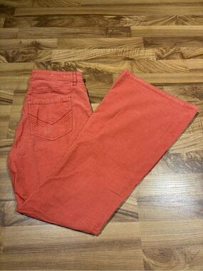 Idyllwind High Risin' Flare Stretch Corduroy Jeans Size 10 Flawed